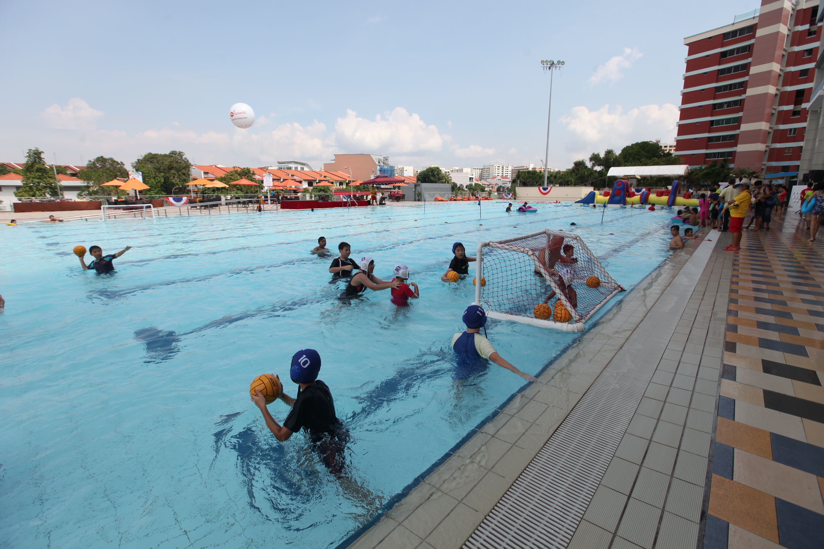 Children playing Flippa Ball