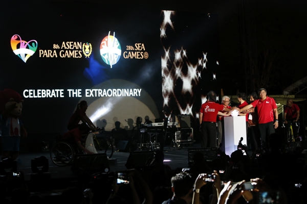 Launch of the official Logos with President Tony Tan